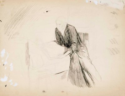 Dama spoczywająca na poduszkach autorstwa Albert Edelfelt