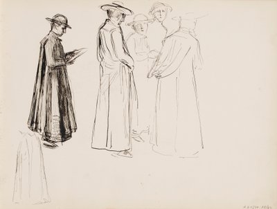 Duchowieństwo autorstwa Albert Edelfelt