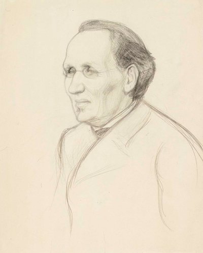 Studium portretowe profesora Strömborga, popiersie autorstwa Albert Edelfelt