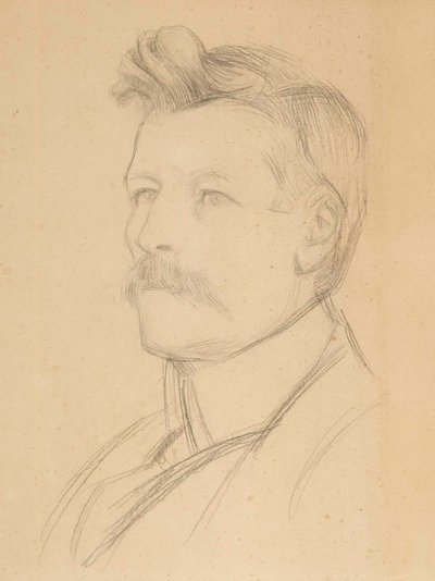 Portret Emila Wikströma, dyrektora autorstwa Albert Edelfelt