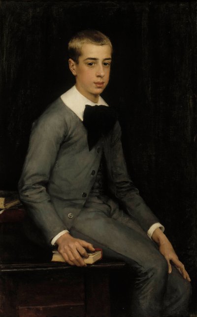 Portret porucznika Alexandre’a Weissgerbera de Stragéwicza jako dziecka autorstwa Albert Edelfelt