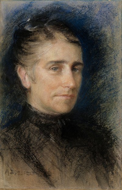 Portret pani Emilie Krohn autorstwa Albert Edelfelt