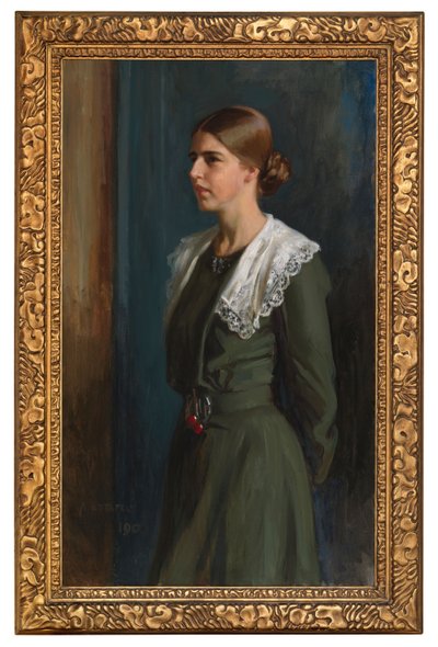Portret pani Michaeli Pooley (z domu Krohn) autorstwa Albert Edelfelt