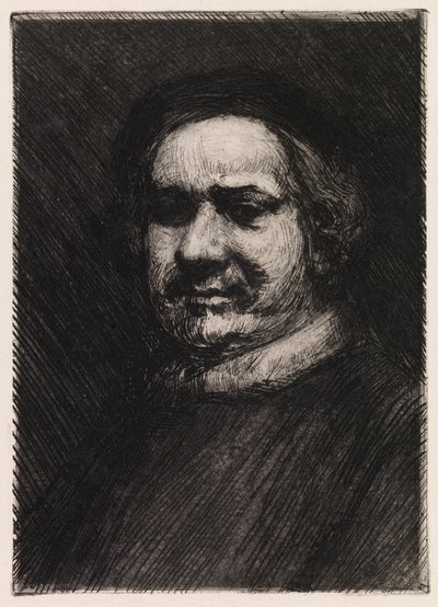 Portret Rembrandta, kopia według Rembrandta autorstwa Albert Edelfelt