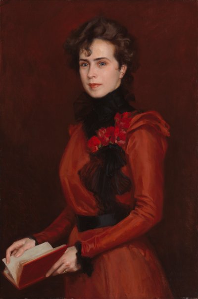 Portret Signe Kolster autorstwa Albert Edelfelt