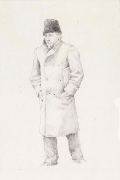 Portret mężczyzny autorstwa Albert Edelfelt