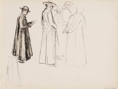 Duchowieństwo autorstwa Albert Edelfelt
