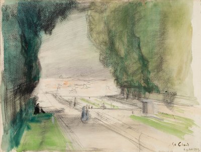 St Cloud autorstwa Albert Edelfelt