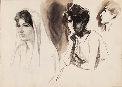 Postacie kobiece autorstwa Albert Edelfelt