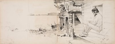 Bez tytułu autorstwa Albert Edelfelt