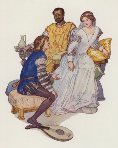 Szekspir: Othello (litografia kolorowa) autorstwa Albert Edward Jackson