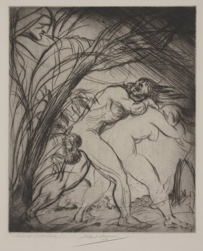 Wydalenie (sucha igła) autorstwa Albert Edward Sterner