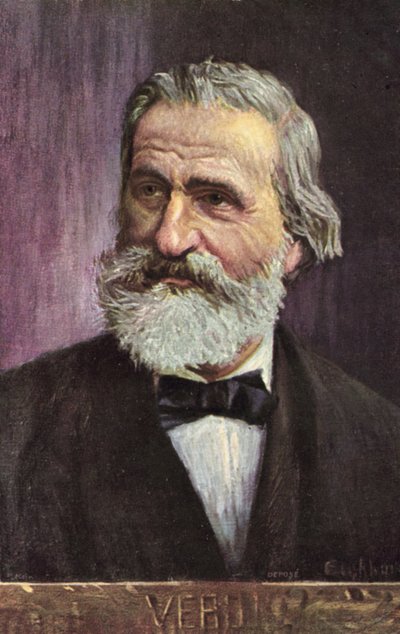 Giuseppe Verdi autorstwa Albert Eichhorn