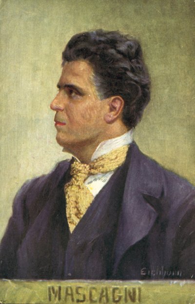Pietro Mascagni autorstwa Albert Eichhorn
