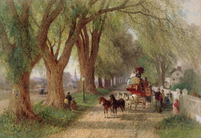 Coaching w Nowej Anglii (wc na papierze) autorstwa Albert Fitch Bellows