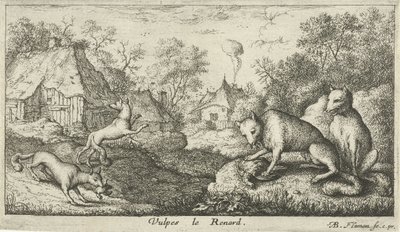 lisy Vulpes le Renard (tytuł na obiekcie) Różne gatunki zwierząt (tytuł serii) autorstwa Albert Flamen