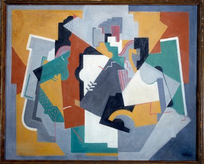 Kompozycja, XX wiek (olej na płótnie) autorstwa Albert Gleizes