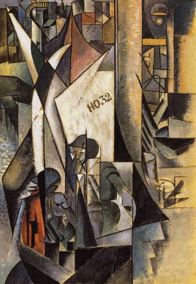 Łodzie rybackie; Les Bateaux de Peche autorstwa Albert Gleizes