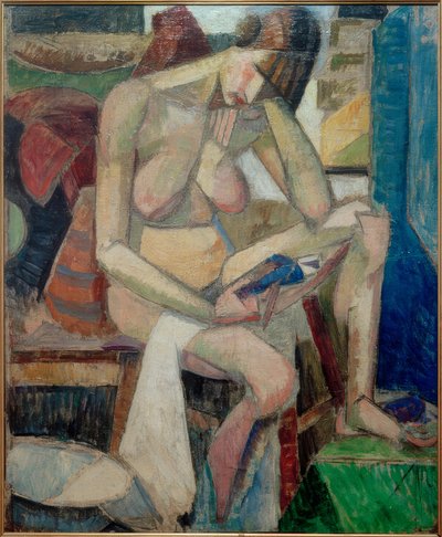 Akt siedzący autorstwa Albert Gleizes
