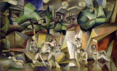 Kąpiący się autorstwa Albert Gleizes