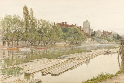 Kościół Wszystkich Świętych Maidstone autorstwa Albert Goodwin