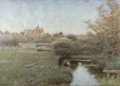 Arundel (akwarela, bodycolor, długopis i tusz na papierze) autorstwa Albert Goodwin