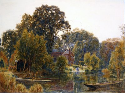Osika Drzewa Jesienią autorstwa Albert Goodwin