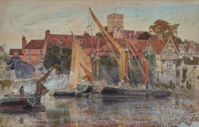 Aylesford na Medway autorstwa Albert Goodwin