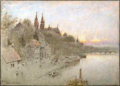 Bazylea autorstwa Albert Goodwin