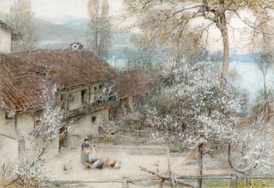 Baveno Jezioro Maggiore autorstwa Albert Goodwin