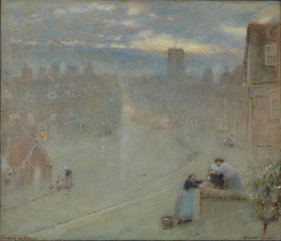 Bewdley na Severn autorstwa Albert Goodwin