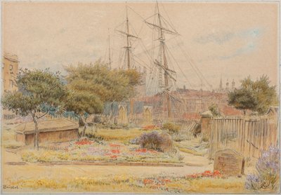 Bristol (akwarela z piórem i tuszem na barwionym papierze) autorstwa Albert Goodwin