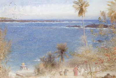Wyspa Cejlonów, 1905 (wc na papierze) autorstwa Albert Goodwin