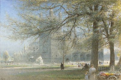Katedra w Exeter autorstwa Albert Goodwin