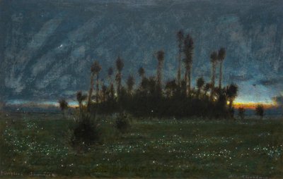 Świetliki, Jamajka (akwarela z akwarelą) autorstwa Albert Goodwin