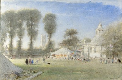 Glastonbury autorstwa Albert Goodwin