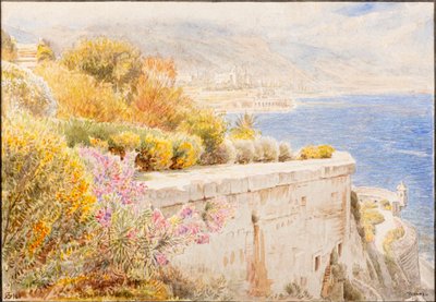 Monako (akwarela) autorstwa Albert Goodwin