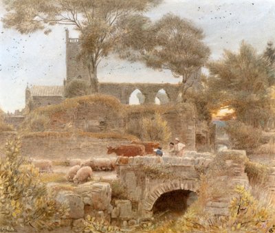 St Davids autorstwa Albert Goodwin