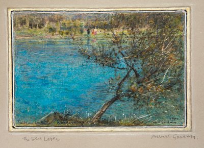 Błękitne jezioro, Kanderstag autorstwa Albert Goodwin