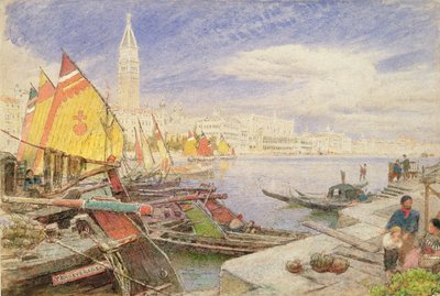 Wenecja, 1893 autorstwa Albert Goodwin