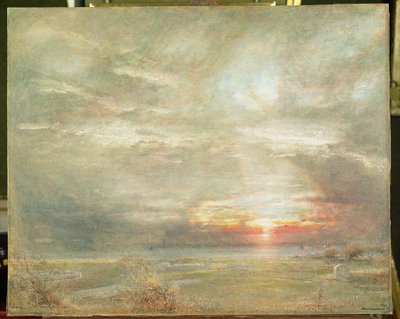 Wenecja z cmentarza hebrajskiego autorstwa Albert Goodwin