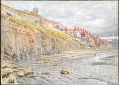 Whitby (akwarela z tuszem) autorstwa Albert Goodwin