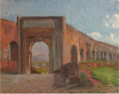 Porta Furba. Rzym autorstwa Albert Gottschalk
