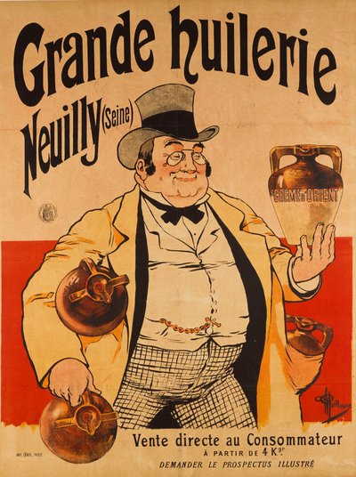Duża olejarnia - Neuilly Seine, ok. 1900 r. 1895. autorstwa Albert Guillaume