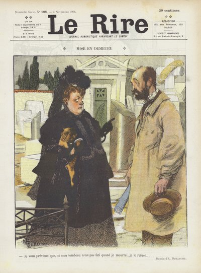 Ilustracja do Le Rire autorstwa Albert Guillaume