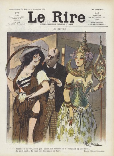 Ilustracja do Le Rire autorstwa Albert Guillaume