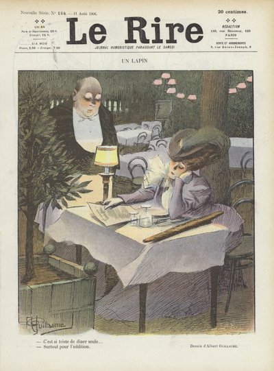 Ilustracja do Le Rire autorstwa Albert Guillaume