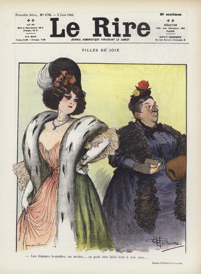 Ilustracja do Le Rire autorstwa Albert Guillaume