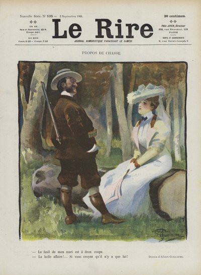 Ilustracja do Le Rire autorstwa Albert Guillaume