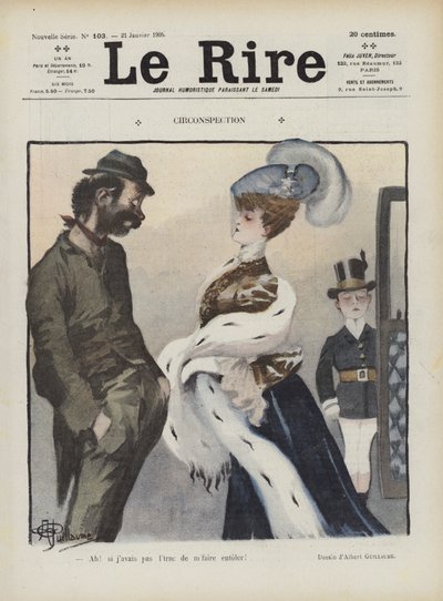 Ilustracja do Le Rire autorstwa Albert Guillaume